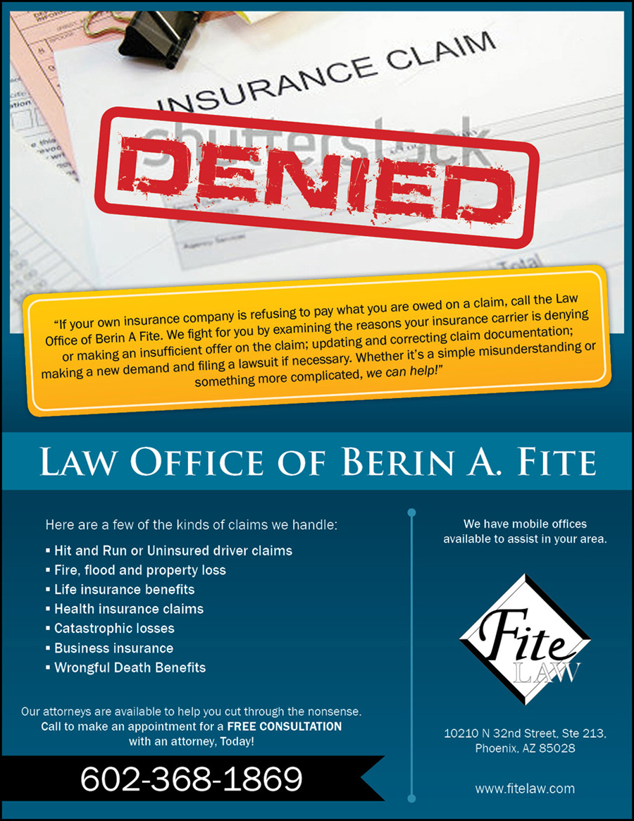 Advertisement Design by Morya for Fite Law Group | Design #2227441