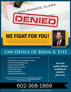 Diseño Publicitario por Morya para Fite Law Group | Diseño #2259992