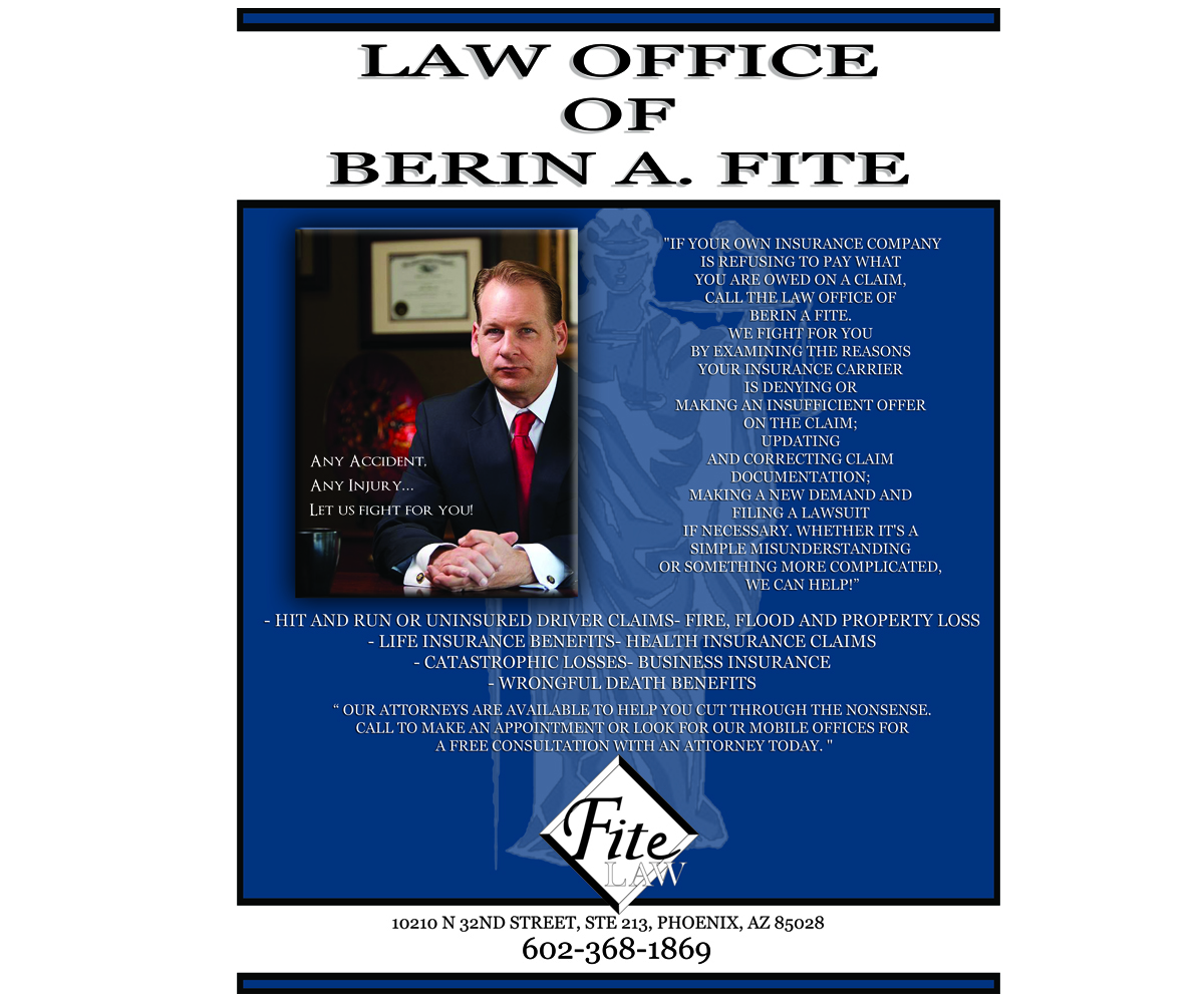 Advertisement Design by Dennis Wells for Fite Law Group | Design #2211772