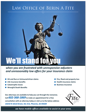 Advertisement Design by Rflames for Fite Law Group | Design: #2229244