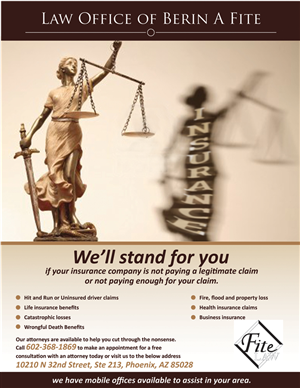 Advertisement Design by Rflames for Fite Law Group | Design: #2229869