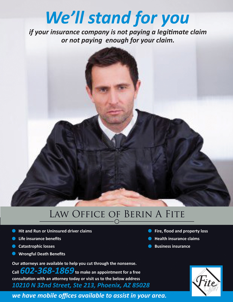 Advertisement Design by Rflames for Fite Law Group | Design #2257074