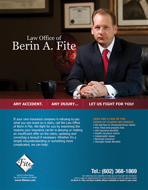 Law Firm Advertising Design Needed | Werbe-Design von IG Creative Solutions