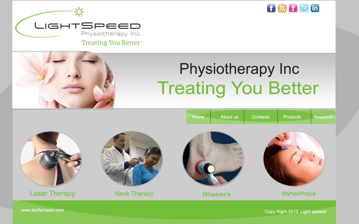 Web Design par Artiest MustbAli pour LightSpeed Physiotherapy | Design #2232342