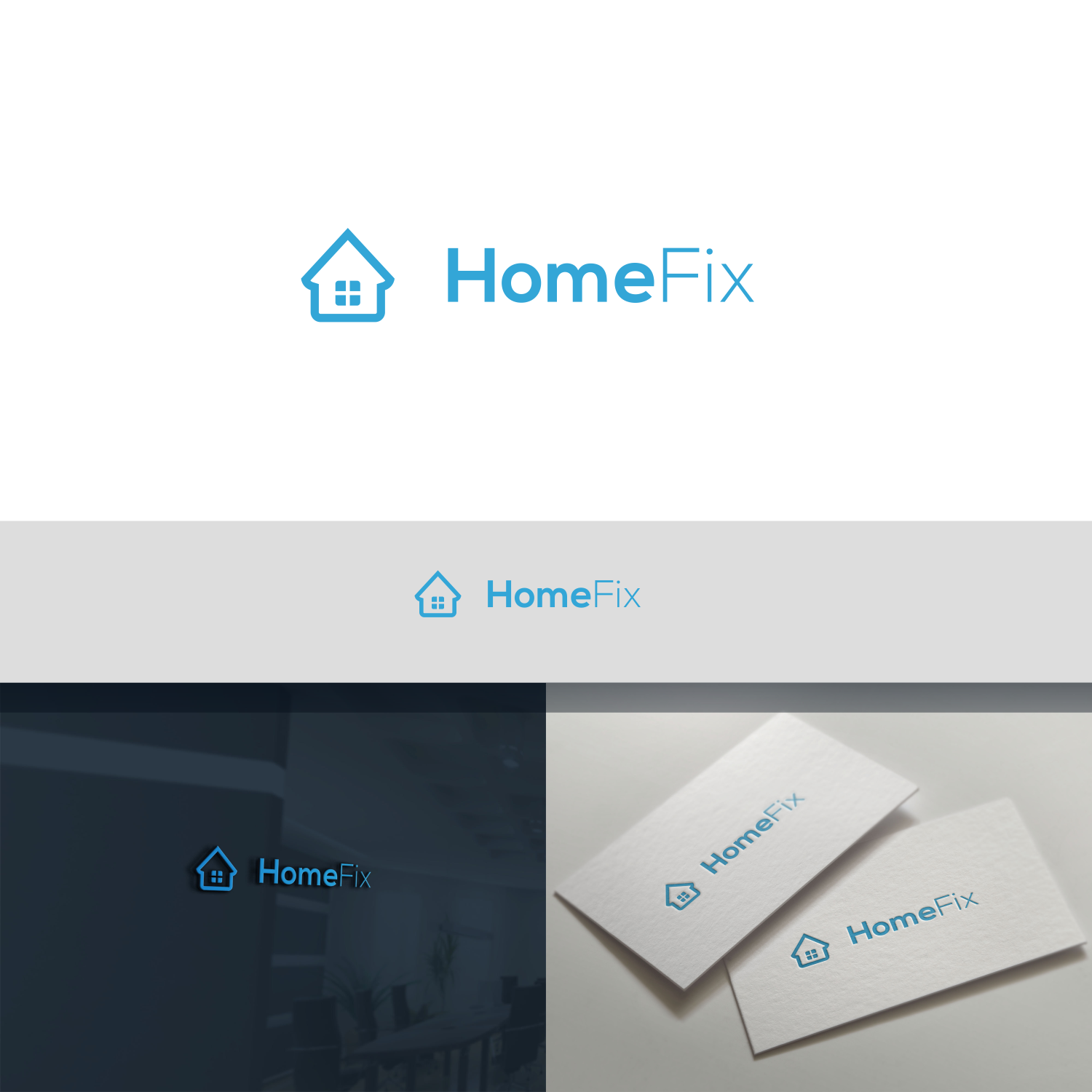 Logo Design by jenggot_merah_ for Homefix | Design #10537503
