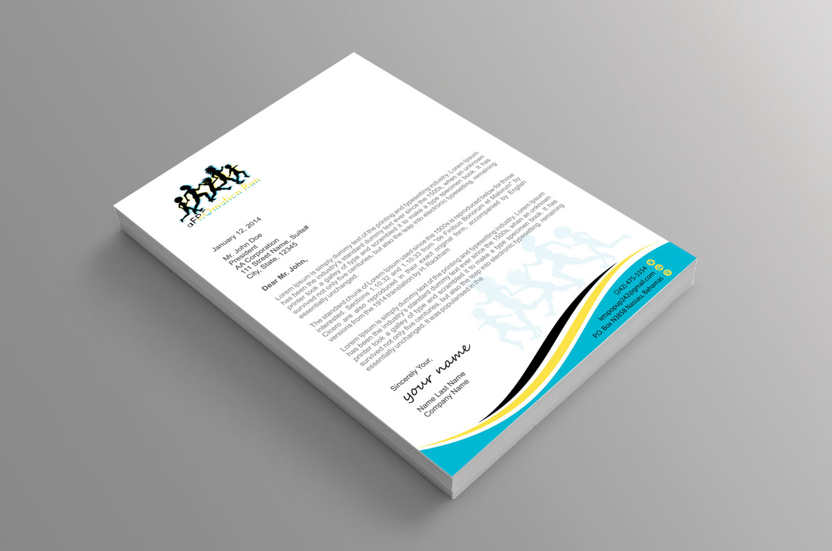 Briefkopf-Design von jetweb für dieses Projekt | Design: #10541373