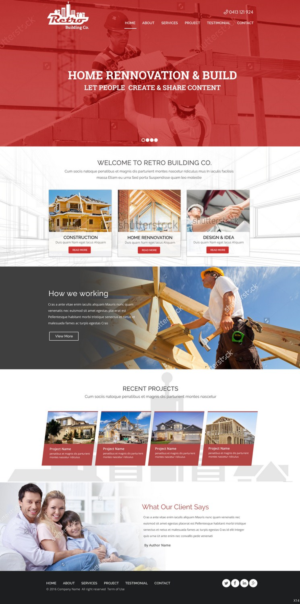 Web Design by pb for this project | Design: #10558070