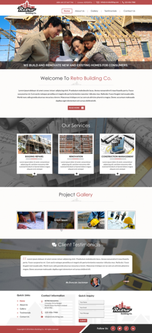 Web Design by Sbss for this project | Design: #10582750