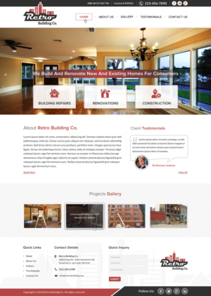 Web Design by Sbss for this project | Design: #10582766