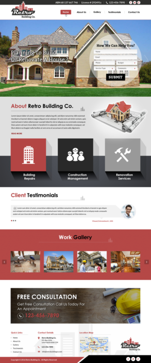 Web Design by Sbss for this project | Design: #10582768