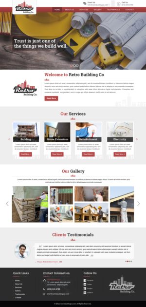 Web Design by Sbss for this project | Design: #10582769