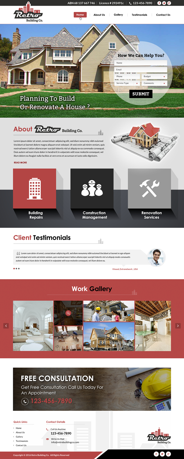 Web Design by Sbss for this project | Design #10653305