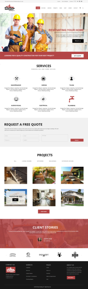 Web Design by Xclusive Designer for this project | Design #10556548