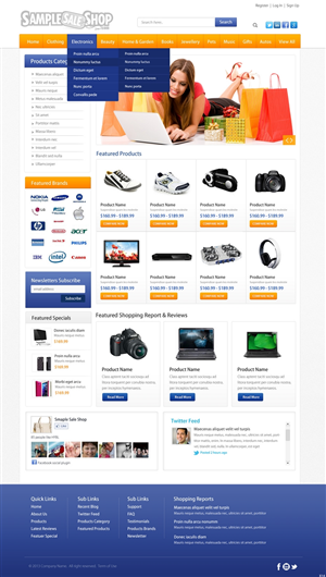 Web Design by pb for this project | Design: #2215533