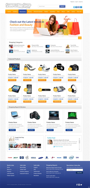 Web Design by pb for this project | Design #2263150