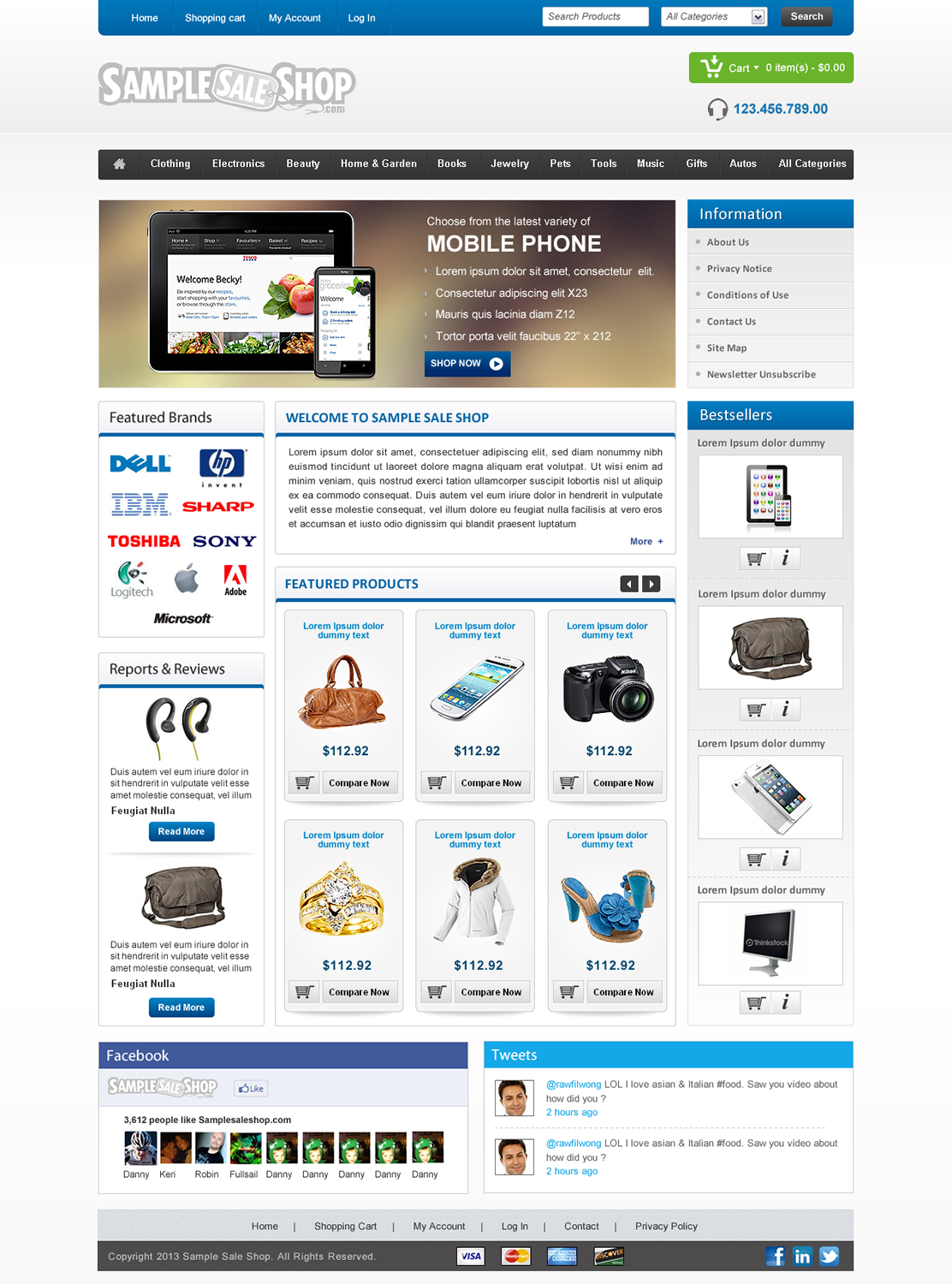 Elegant, Playful, Shopping Web Design for a Company by Sbss | Design ...