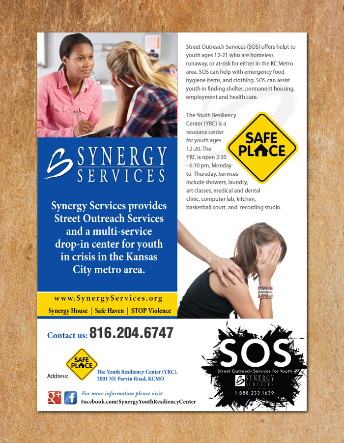 Flyer Design by meet007 for Synergy Services | Design #2242349