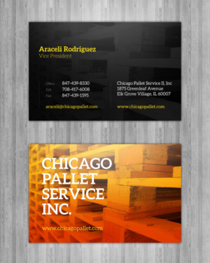 Design de Carte de Visite par Chris pour Chicago Pallet Service II Inc. | Design #10599057