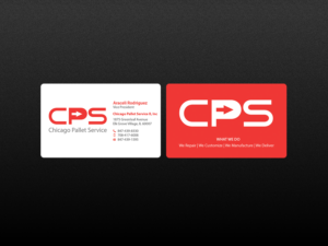 Visitenkarten-Design von Creations Box 2015 für Chicago Pallet Service II Inc. | Design: #10560656