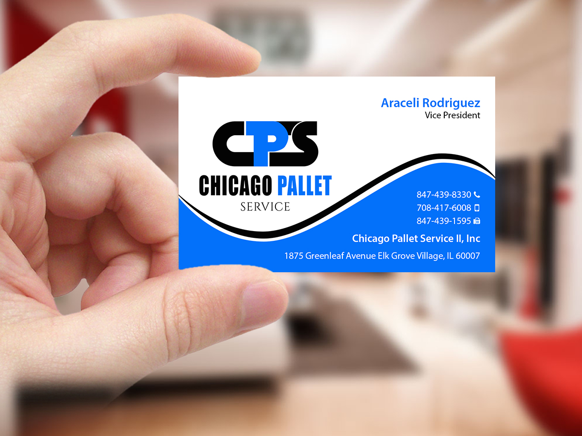 Visitenkarten-Design von Creations Box 2015 für Chicago Pallet Service II Inc. | Design #10560669