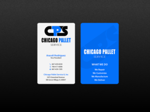 Visitenkarten-Design von Creations Box 2015 für Chicago Pallet Service II Inc. | Design: #10560677