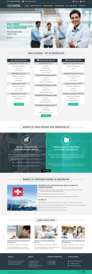 Web-Design von Sbss für Swissnode Hosting von Bergen | Design: #10570531