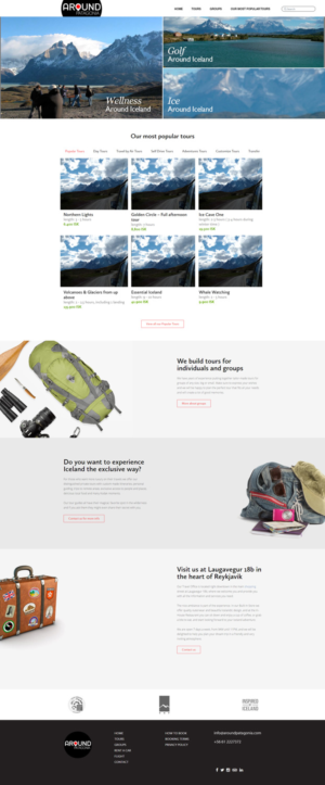 Web Design par Lanka Ama pour Around Patagonia | Design : #10565136