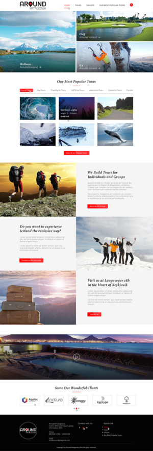 New website: Aroundpatagonia.com | Web Design by Ved Web Services