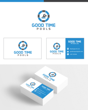 Logo Design by DG for Good Time Pools | Design: #10604634