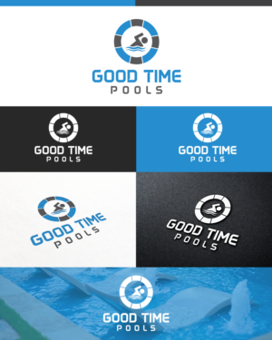 Logo Design by DG for Good Time Pools | Design: #10604635