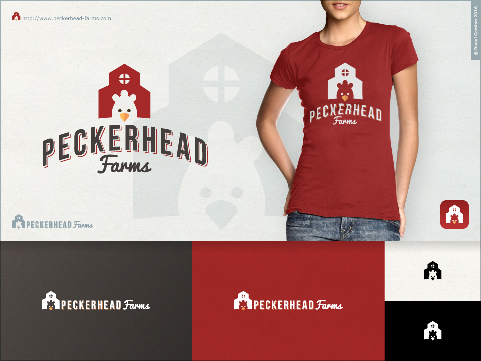 Logo Design by Raoul Camion for Peckerhead Farms | Design #10560129