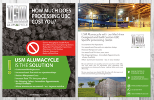 USM Alumacycle, LLC. - Georgetown, KY - Chicago, IL | Brochure Design by Victor_pro