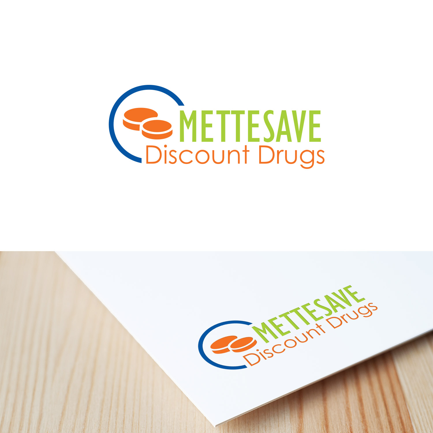 Logo Design by Lesia_Olesia for Mettesave discount drugs | Design #10584630