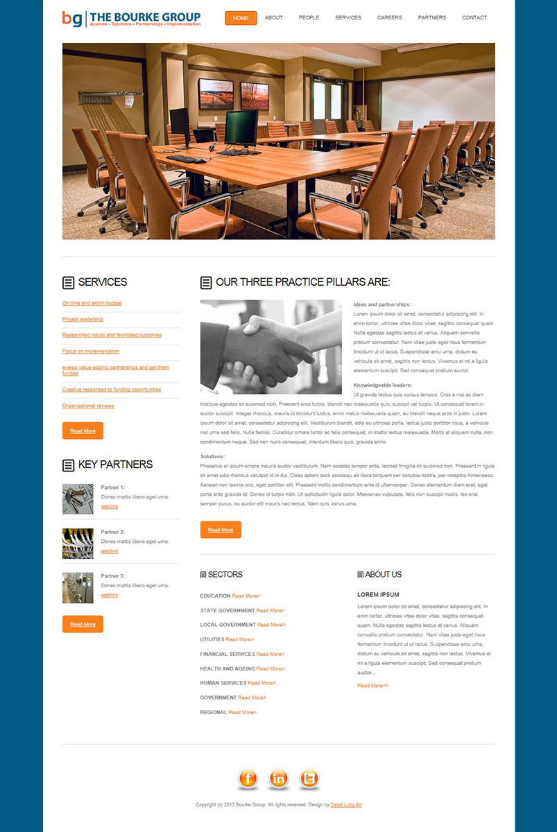 Web Design by Dave Lung for this project | Design #2279018