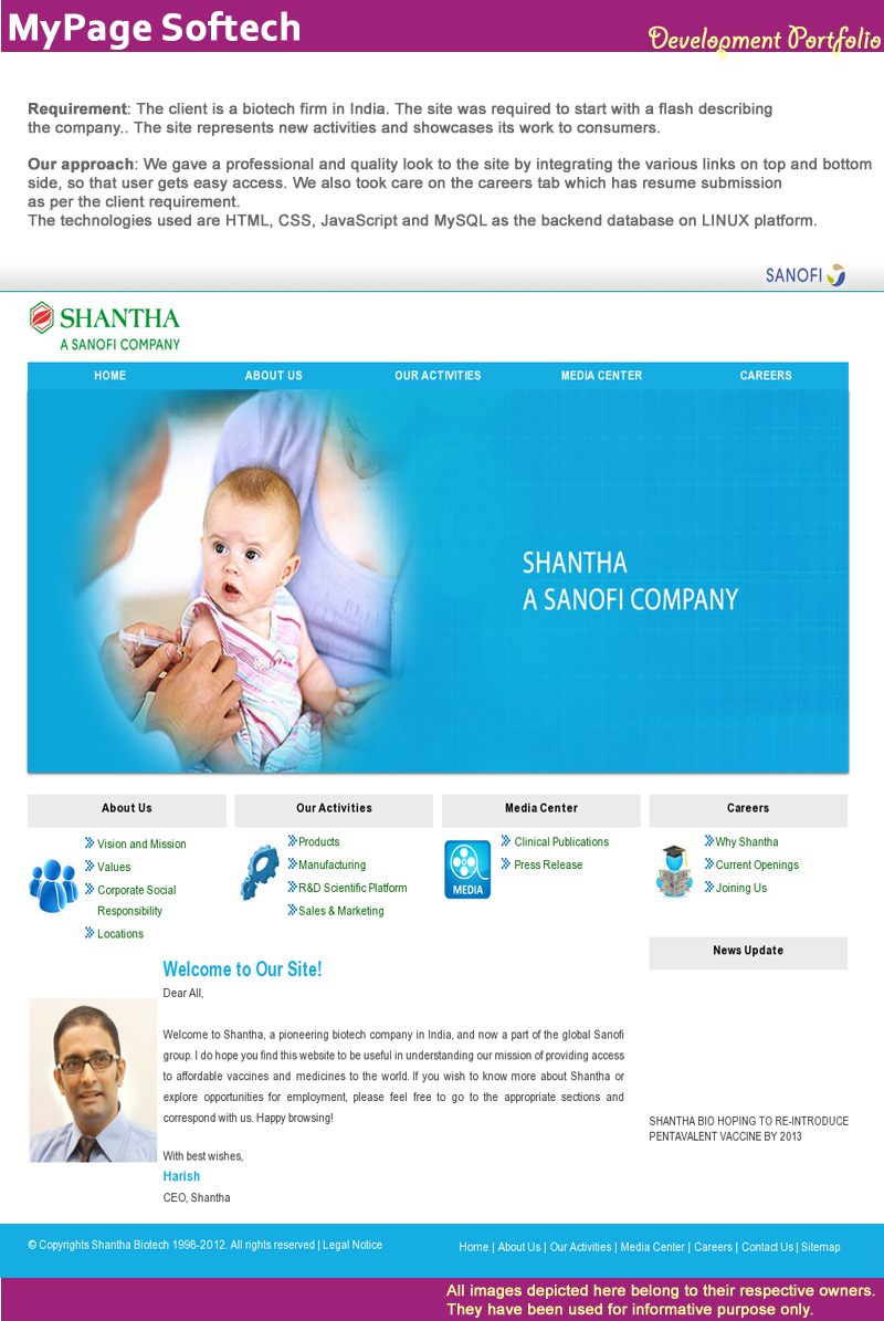 Web Design by mypage softech for this project | Design #2258293
