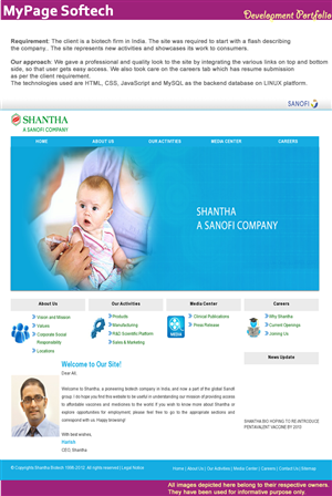 Web Design by mypage softech