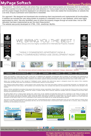 Web Design by mypage softech for this project | Design #2258302
