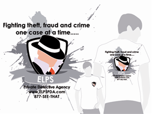 T-shirt Design Project - Private Investigator | Diseño de Camiseta por A DESIGN FOR YOU