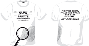 T-shirt Design by Atvento Graphics for Executive Loss Prevention Services | Design: #455605