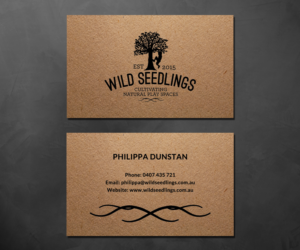 Business Card Design by Sarah Haroon for Wild Seedlings | Design: #10549092