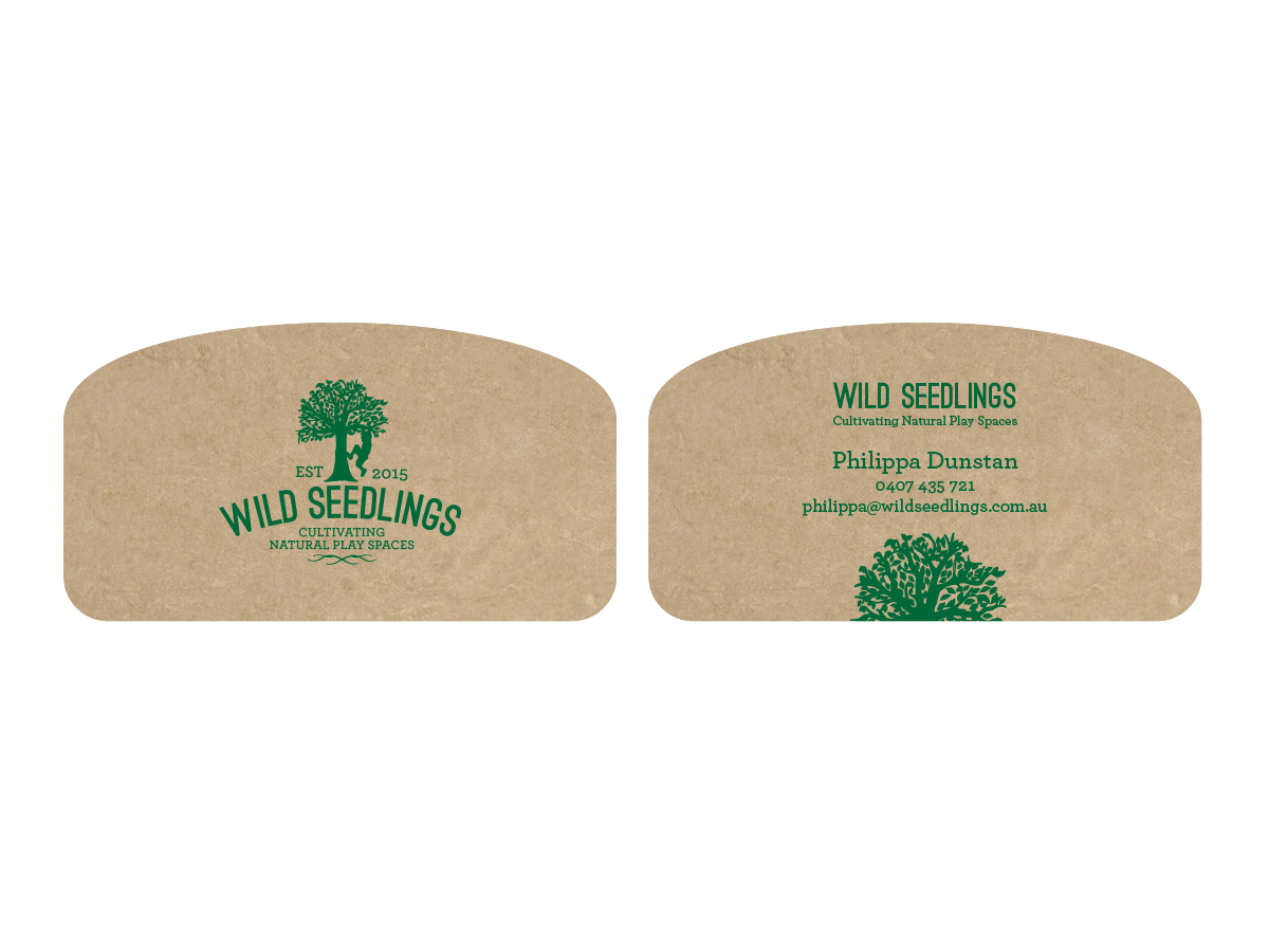 Business Card Design by moonrock for Wild Seedlings | Design #10598071