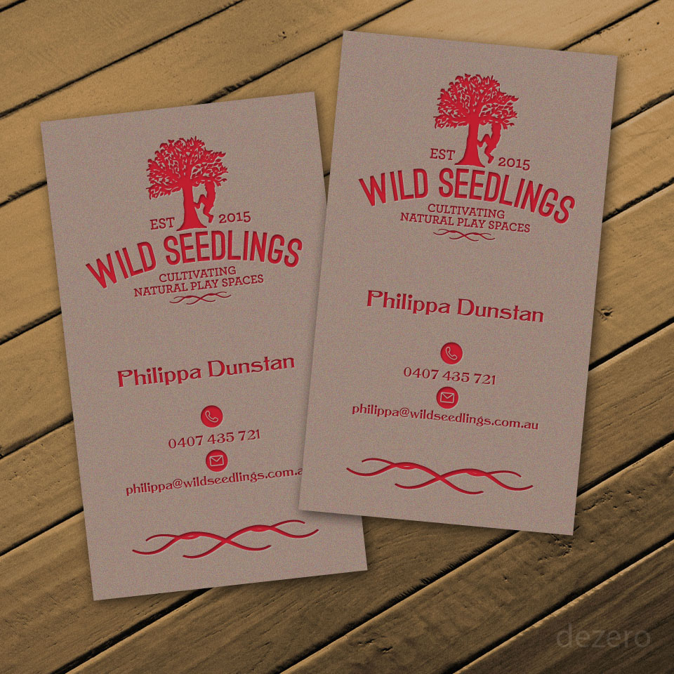 Business Card Design by Dezero for Wild Seedlings | Design #10570312