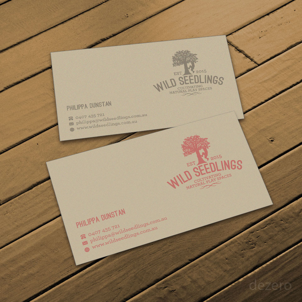 Diseño de Tarjeta de Presentación por Dezero para Wild Seedlings | Diseño #10672477