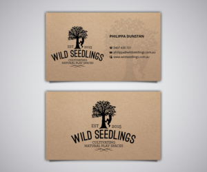 Business Card Design by Stylez Designz for Wild Seedlings | Design: #10691917