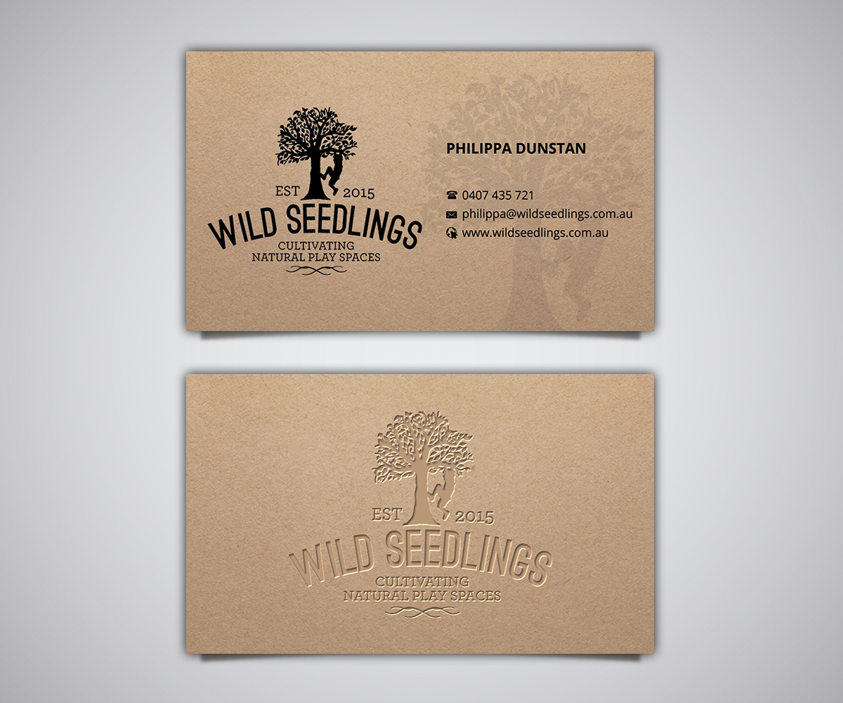 Diseño de Tarjeta de Presentación por Stylez Designz para Wild Seedlings | Diseño #10691925