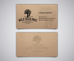 Business Card Design by Stylez Designz for Wild Seedlings | Design: #10691925