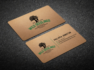 Business Card Design by Verified artistry (Design garden) for Wild Seedlings | Design: #10616896