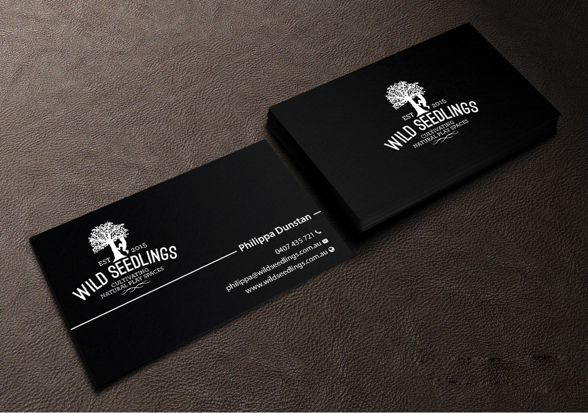 Business Card Design by Creations Box 2015 for Wild Seedlings | Design #10560482