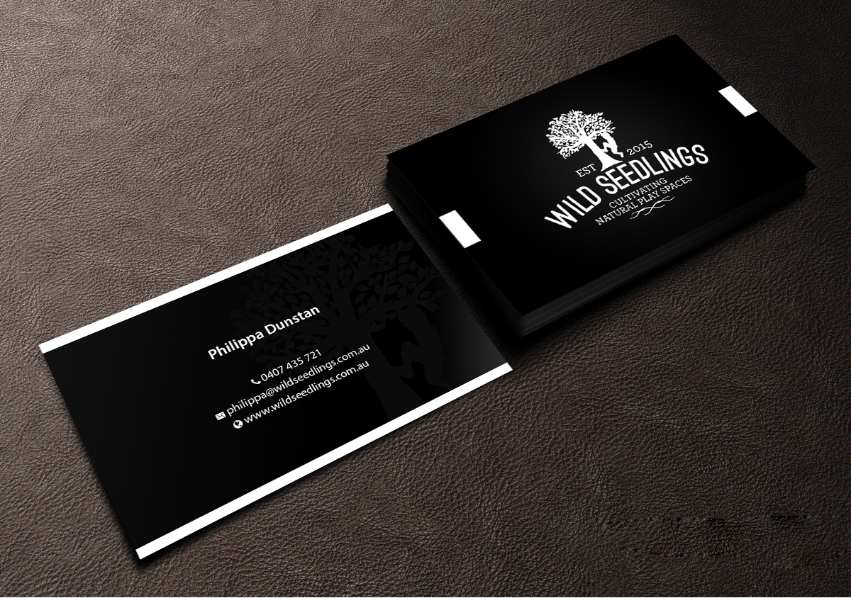 Business Card Design by Creations Box 2015 for Wild Seedlings | Design #10560485