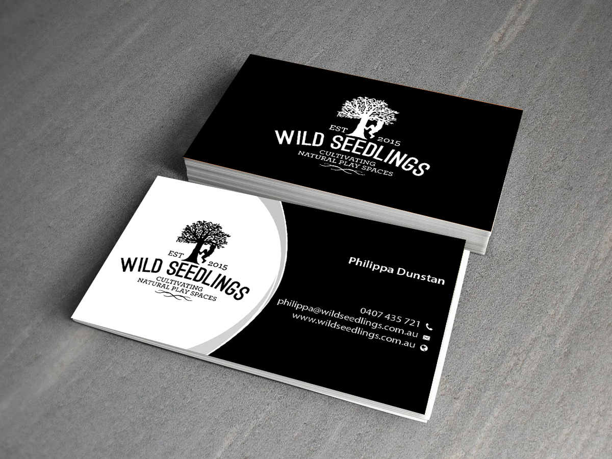 Business Card Design by Creations Box 2015 for Wild Seedlings | Design #10560502
